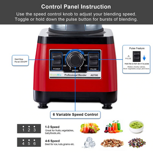 2200W 3HP Heavy Duty Commercial Fruit Vegetable Bar Blender Mixer | High Performance Professional Restaurant Food Processor | Ice Crusher & Smoothie, Shake Maker 2L Large Capacity Countertop High Speed Machine | Best Electric Kitchen Ninja Vitamix Blendtec Blenders Buy Online Commercial Blenders for Sale Price Reviews 2 year warranty