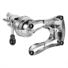 Load image into Gallery viewer, Buy the best heavy duty, commercial, hand held press, manual orange pomegranate citrus squeezer. Professional restaurant, industrial kitchen, bar, street shop. Hand operated traditional orange juicer for sale buy order online 304 stainless steel price reviews