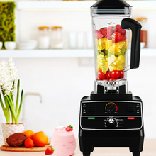 Load image into Gallery viewer, 2200W 3HP Heavy Duty Commercial Fruit Vegetable Bar Blender Mixer | High Performance Professional Restaurant Food Processor | Ice Crusher &amp; Smoothie, Shake Maker 2L Large Capacity Countertop High Speed Machine | Best Electric Kitchen Ninja Vitamix Blendtec Blenders Buy Online Commercial Blenders for Sale Price Reviews