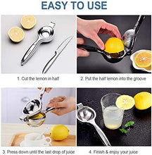 Load image into Gallery viewer, Hand Held Lemon Squeezer | 304 Stainless Steel