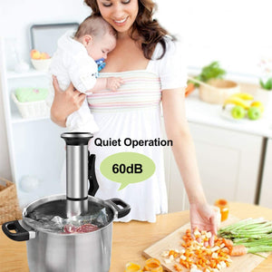 1000W Pro Sous Vide Cooker Machine + Automatic Vacuum Sealer Machine + Sous Vide Cooking Container + 15 Sealer Bags | Professional Chef Series Stainless Steel Sous Vide Immersion Circulator Heater for Sale Best Price Reviews Order Online Free Shipping Walmart Costco Amazon Best Buy Ebay Target Anova