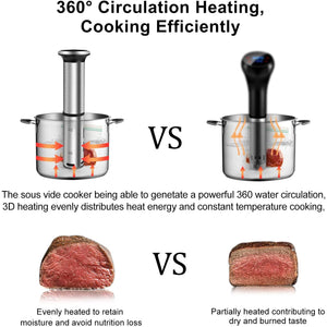 1000W Pro Sous Vide Cooker Machine + Automatic Vacuum Sealer Machine + Sous Vide Cooking Container + 15 Sealer Bags | Professional Chef Series Stainless Steel Sous Vide Immersion Circulator Heater for Sale Best Price Reviews Order Online Free Shipping Walmart Costco Amazon Best Buy Ebay Target Anova