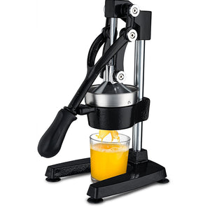 Buy the best heavy duty, commercial, hand held press, manual orange pomegranate citrus squeezer. Professional restaurant, industrial kitchen, bar, street shop. Hand operated traditional orange juicer for sale buy order online 304 stainless steel price reviews cast iron