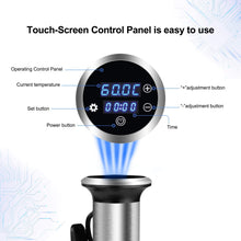 Load image into Gallery viewer, 1000W Pro Sous Vide Cooker Machine + Automatic Vacuum Sealer Machine + Sous Vide Cooking Container + 15 Sealer Bags | Professional Chef Series Stainless Steel Sous Vide Immersion Circulator Heater for Sale Best Price Reviews Order Online Free Shipping Walmart Costco Amazon Best Buy Ebay Target Anova
