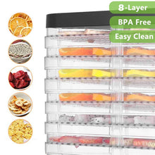 Load image into Gallery viewer, 8-Tray Food Dehydrator Machine with Timer | Electric Food Dryer for Jerky, Beef, Fruit, Vegetable-The H2O™ Water Bottles-The H2O™ Water Bottles - Buy Now Order For Sale Best Price Online Shop Purchase Review Amazon Walmart Best Buy Free Shipping