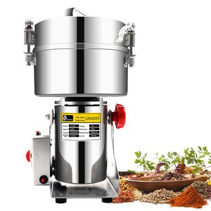 Grain Grinder Mill Stainless Steel Electric High-Speed Powder Machine | Cereals Grain Flour Mill Herb Spice Pepper Coffee Grinder, Pulverizer | Commercial & Home (700G)-The H2O™ Water Bottles-The H2O™ Water Bottles - Buy Now Order For Sale Best Price Online Shop Purchase Review Amazon Walmart Best Buy Free Shipping