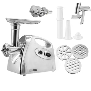 2800W High Power Electric Meat Grinder Meat Mincer Sausage Grinder, High Quality Stainless Steel Cutting Blade, 3 Stainless Steel Grinding Plates, 3 Sausage Stuffer | Best Heavy Duty Professional Home Kitchen Household Use | Light Commercial Ground Beef Maker | Buy Order Online