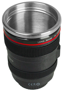 Camera Lens Stainless Steel Travel Coffee Mug & Cup & Thermos With Lid 13 oz-The H2O Water Bottles-The H2O™ Water Bottles - Buy Now Order For Sale Best Price Online Shop Purchase Review Amazon Walmart Best Buy Free Shipping