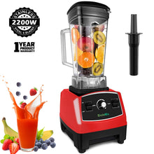 Load image into Gallery viewer, 2200W 3HP Heavy Duty Commercial Fruit Vegetable Bar Blender Mixer | High Performance Professional Restaurant Food Processor | Ice Crusher &amp; Smoothie, Shake Maker 2L Large Capacity Countertop High Speed Machine | Best Electric Kitchen Ninja Vitamix Blendtec Blenders Buy Online Commercial Blenders for Sale Price Reviews