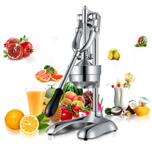 Load image into Gallery viewer, Extra Heavy Duty Stainless Steel Hand Press Manual Citrus &amp; Fruit Squeezer - Commercial-The H2O Water Bottles-%100 Pure Stainless Steel-The H2O™ Water Bottles - Buy Now Order For Sale Best Price Online Shop Purchase Review Amazon Walmart Best Buy Free Shipping