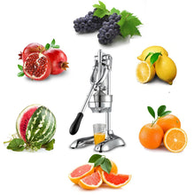 Load image into Gallery viewer, Extra Heavy Duty Stainless Steel Hand Press Manual Citrus &amp; Fruit Squeezer - Commercial-The H2O Water Bottles-%100 Pure Stainless Steel-The H2O™ Water Bottles - Buy Now Order For Sale Best Price Online Shop Purchase Review Amazon Walmart Best Buy Free Shipping