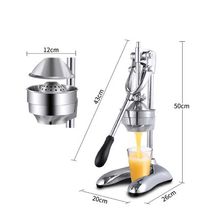 Load image into Gallery viewer, Extra Heavy Duty Stainless Steel Hand Press Manual Citrus &amp; Fruit Squeezer - Commercial-The H2O Water Bottles-%100 Pure Stainless Steel-The H2O™ Water Bottles - Buy Now Order For Sale Best Price Online Shop Purchase Review Amazon Walmart Best Buy Free Shipping