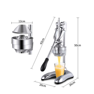 Extra Heavy Duty Stainless Steel Hand Press Manual Citrus & Fruit Squeezer - Commercial-The H2O Water Bottles-%100 Pure Stainless Steel-The H2O™ Water Bottles - Buy Now Order For Sale Best Price Online Shop Purchase Review Amazon Walmart Best Buy Free Shipping