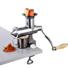 Load image into Gallery viewer, Heavy Duty Stainless Steel Manual Hand Crank Herb, Vegetable &amp; Wheatgrass Juicer | Commercial &amp; Home-The H2O Water Bottles-The H2O™ Water Bottles - Buy Now Order For Sale Best Price Online Shop Purchase Review Amazon Walmart Best Buy Free Shipping