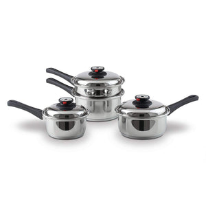 Heavy Duty Waterless Cookware Set, Steel Construction with Heat & Cold Resistant Handles, 17-Pieces-The H2O™ Water Bottles-The H2O™ Water Bottles - Buy Now Order For Sale Best Price Online Shop Purchase Review Amazon Walmart Best Buy Free Shipping