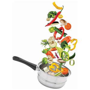 Heavy Duty Waterless Cookware Set, Steel Construction with Heat & Cold Resistant Handles, 17-Pieces-The H2O™ Water Bottles-The H2O™ Water Bottles - Buy Now Order For Sale Best Price Online Shop Purchase Review Amazon Walmart Best Buy Free Shipping