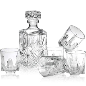 Italian Made 7-Piece Classy Decanter & Whiskey Glasses Set | New-The H2O™ Water Bottles-The H2O™ Water Bottles - Buy Now Order For Sale Best Price Online Shop Purchase Review Amazon Walmart Best Buy Free Shipping