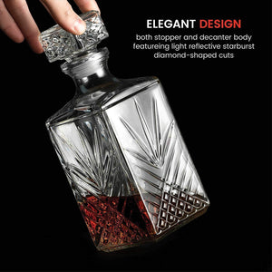 Italian Made 7-Piece Classy Decanter & Whiskey Glasses Set | New-The H2O™ Water Bottles-The H2O™ Water Bottles - Buy Now Order For Sale Best Price Online Shop Purchase Review Amazon Walmart Best Buy Free Shipping