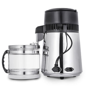 Premium Stainless Steel Home Water Filter & Distiller & Purifier Machine 4L with Glass Container-The H2O™ Water Bottles-The H2O™ Water Bottles - Buy Now Order For Sale Best Price Online Shop Purchase Review Amazon Walmart Best Buy Free Shipping