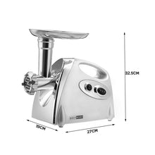 Load image into Gallery viewer, 2800W High Power Electric Meat Grinder Meat Mincer Sausage Grinder, High Quality Stainless Steel Cutting Blade, 3 Stainless Steel Grinding Plates, 3 Sausage Stuffer | Best Heavy Duty Professional Home Kitchen Household Use | Light Commercial Ground Beef Maker | Buy Order Online