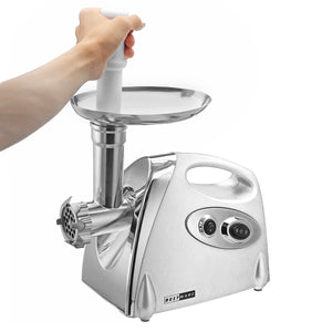 2800W High Power Electric Meat Grinder Meat Mincer Sausage Grinder, High Quality Stainless Steel Cutting Blade, 3 Stainless Steel Grinding Plates, 3 Sausage Stuffer | Best Heavy Duty Professional Home Kitchen Household Use | Light Commercial Ground Beef Maker | Buy Order Online