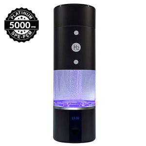 3rd Gen Korean Titanium SPE/PEM | Portable Hydrogen Generator Water Bottle | USB Rechargeable Ionizer