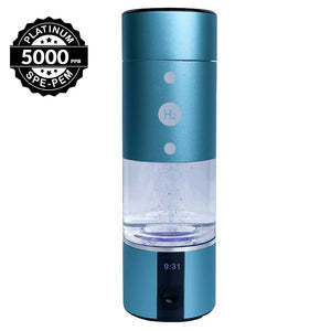3rd Gen Korean Titanium SPE/PEM | Portable Hydrogen Generator Water Bottle | USB Rechargeable Ionizer