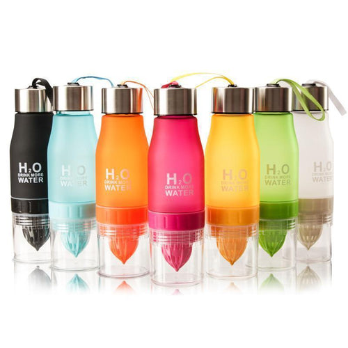 The H2O™ Drink More Water | Lemon & Fruit Infuser Water Bottle 22 oz-h2owaterbottles-The H2O™ Water Bottles - Buy Now Order For Sale Best Price Online Shop Purchase Review Amazon Walmart Best Buy Free Shipping